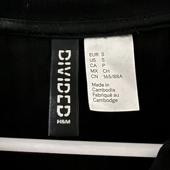 H&M Divided Women short / mini dress black size S - Picture 2 of 3